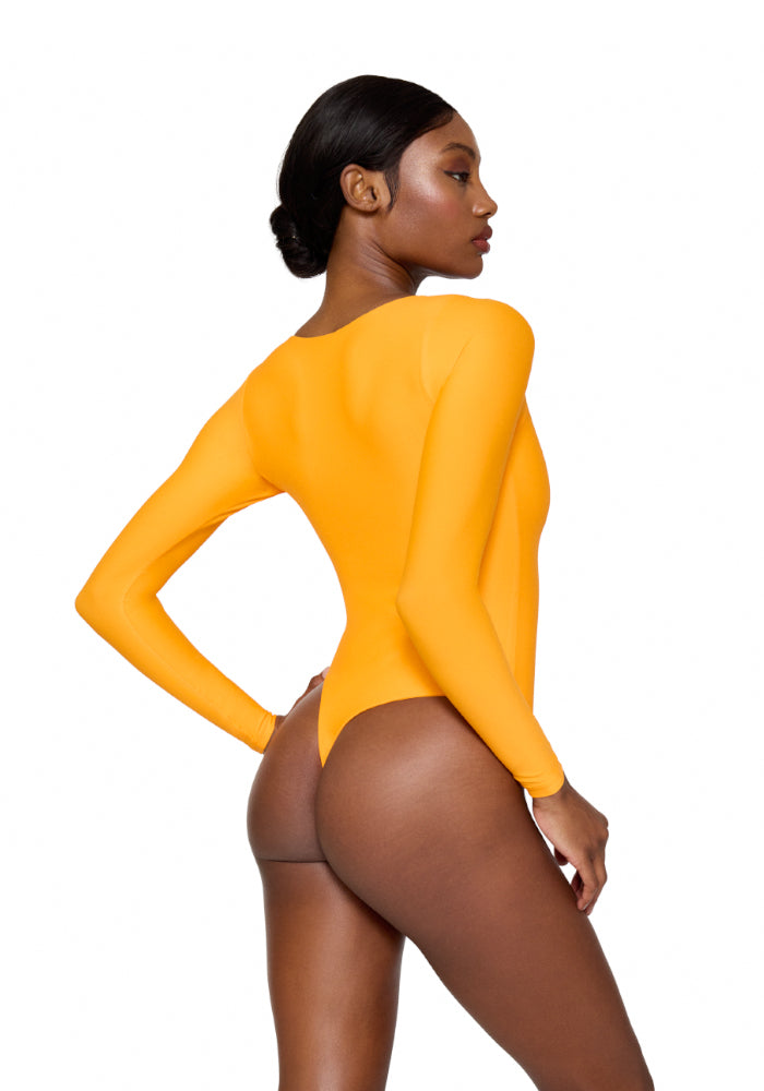 Celeste One Piece on model from the back side view #glow