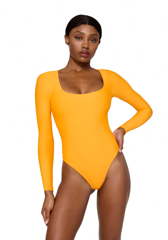 Celeste One Piece on model from the front #glow