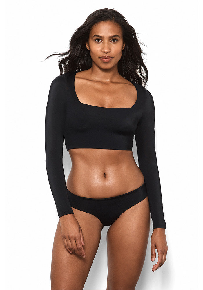 Capri Square: The Modern Square Long Sleeve Crop Top