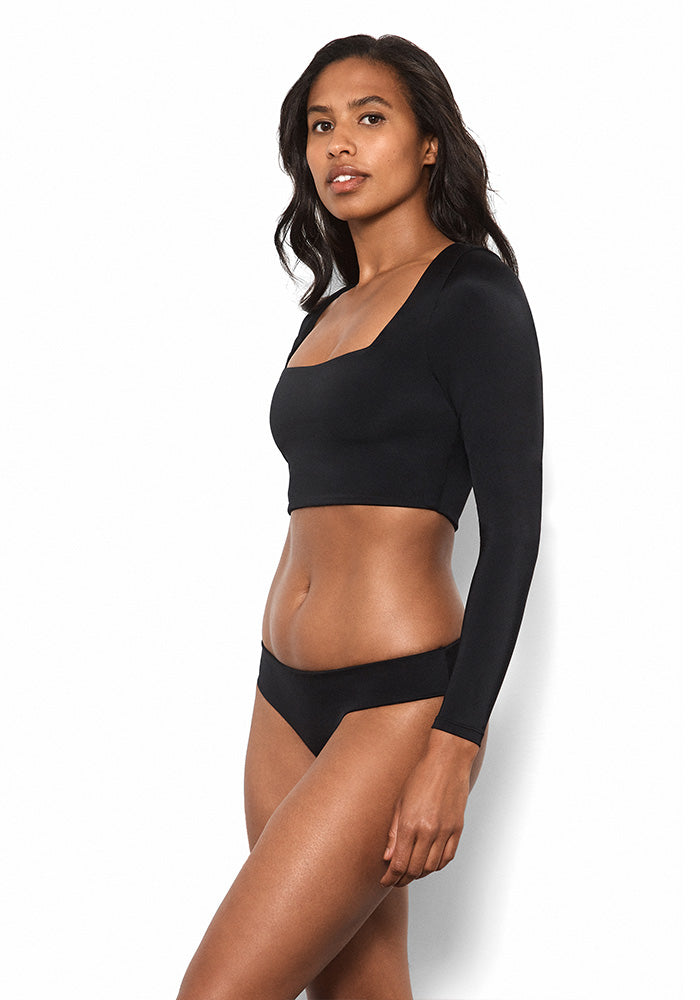 Capri Square: The Modern Square Long Sleeve Crop Top