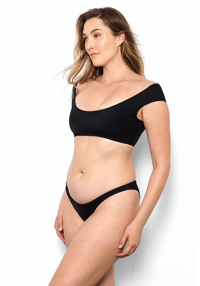 Dolce: The Modern Cap Sleeve Bikini Top