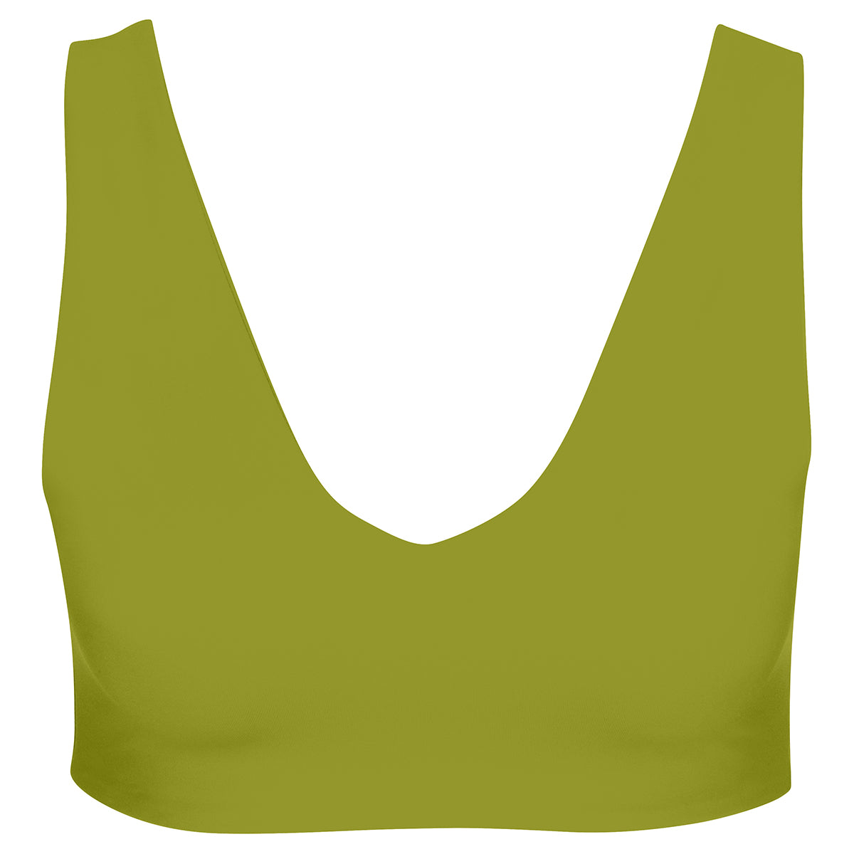 Falcon: The V Neck Crop Bikini Top