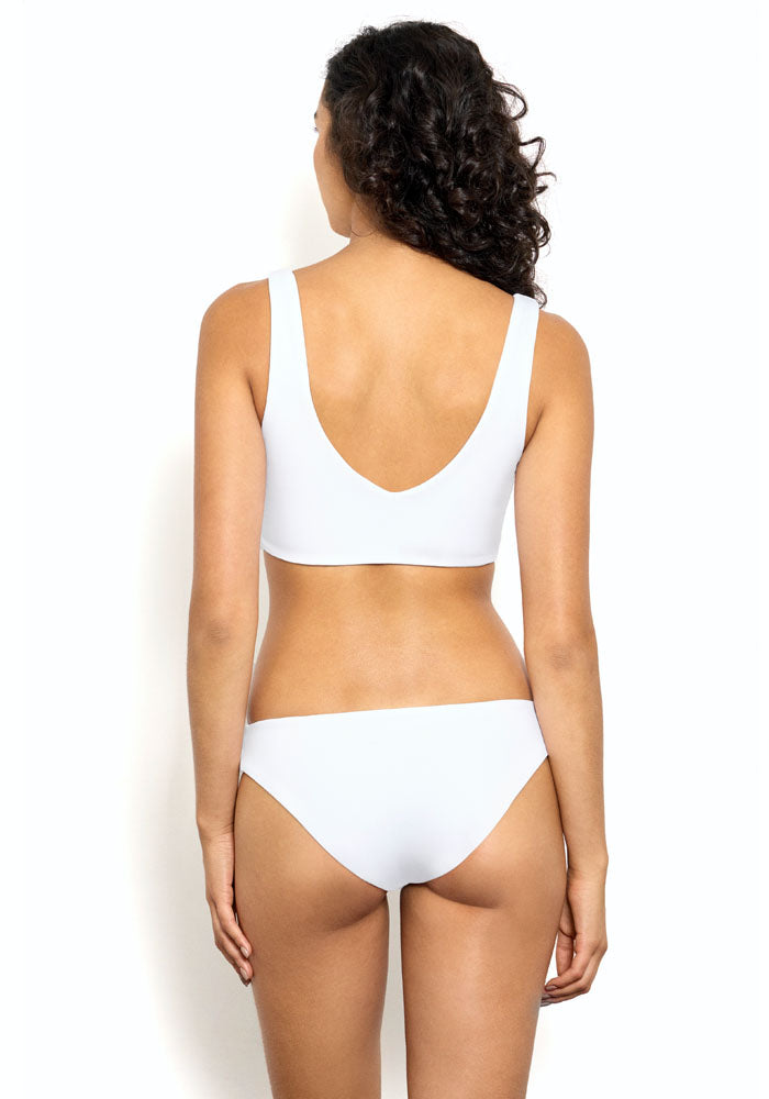 Falcon: The V Neck Crop Bikini Top