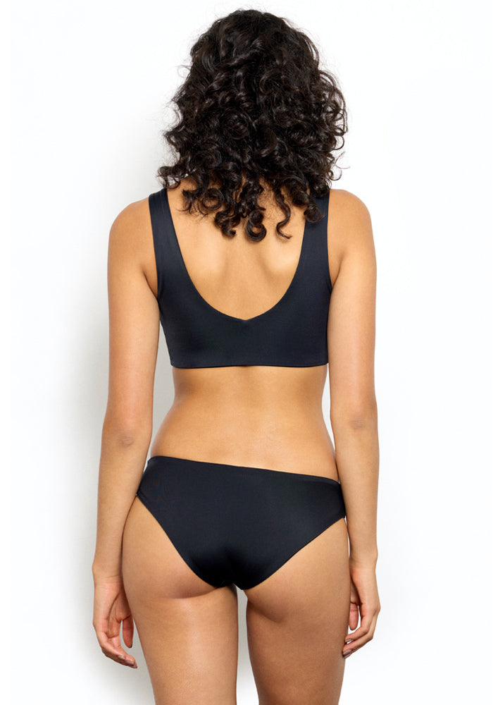 Falcon: The V Neck Crop Bikini Top