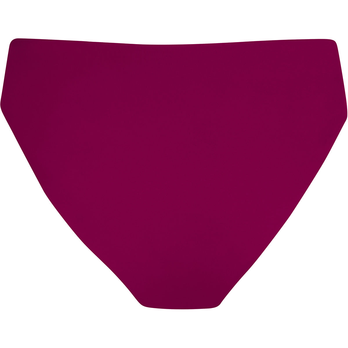 Rouge : le bas de bikini taille haute moderne