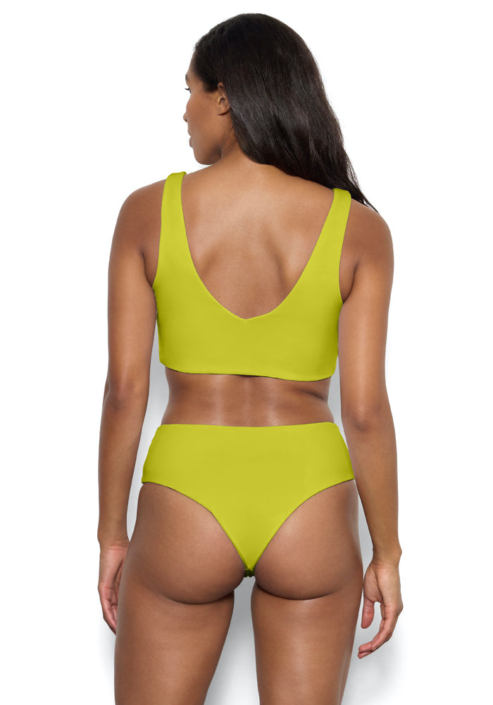Falcon: The V Neck Crop Bikini Top