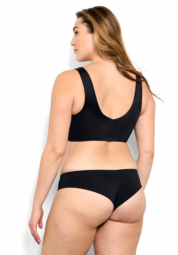 Falcon: The V Neck Crop Bikini Top